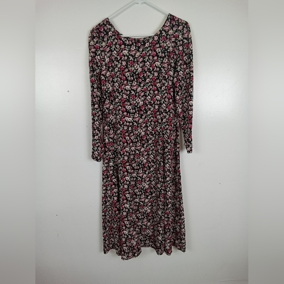 E.D. Michaels by Melanie Drucker | Vintage 1980’s Floral Cottage Maxi Dress- 3/4 - Picture 1 of 7